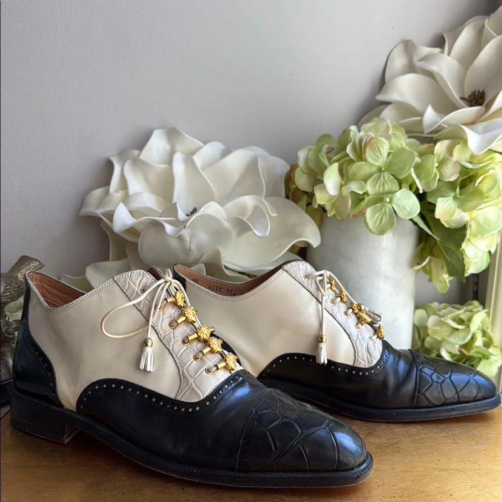 RARE EXOTIC! Mauri Italy Alligator Chelsea Boot Oxford for City Slickers